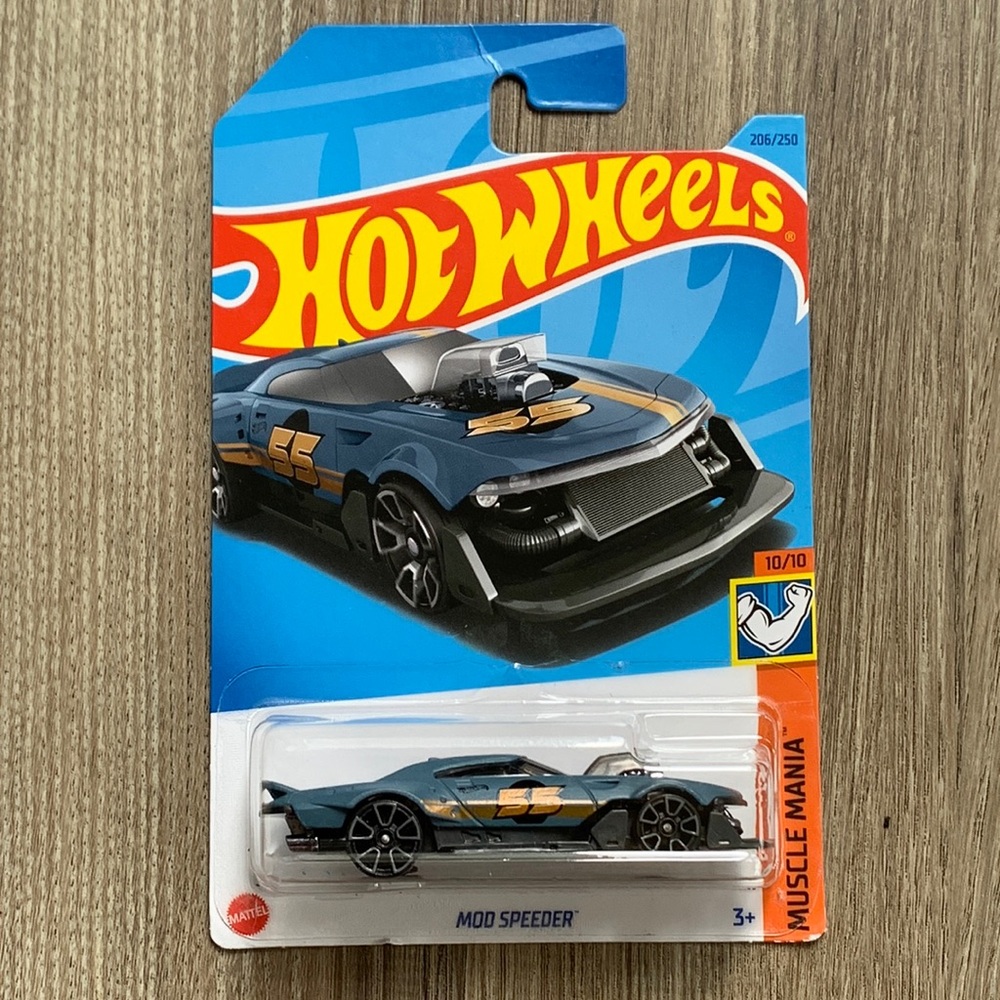 Hot Wheel Mod Speeder Muscle Mania Hotwheels Diecast Toy Race Car 🆕 2023 Mattel